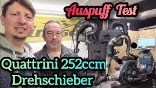 Auspuff Test, Drehschieber Quattrini 252ccm