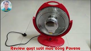 Review Quạt Sưởi Ấm Povena | Mr Hải Vlog