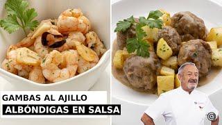 GAMBAS al AJILLO y ALBÓNDIGAS en SALSA ¿Preparados para una celebración? // Cocina Abierta