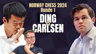 Carlsen-Ding Analyse, Norway Chess 2024