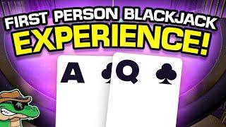 Roobet First Person Blackjack Experience - Daily Blackjack #185