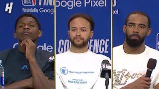 Anthony Edwards, Mike Conley & Kyle Anderson talk Game 3 Loss vs Mavs, Postgame Interview 