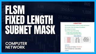 FLSM (Fixed Length Subnet Mask) Explained With Numerical Class A,B,C | Computer Network | Subnetting