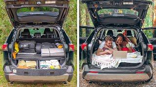 RAV4 in camping mode - how we prepared Toyota for overland trips!