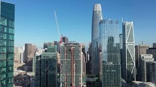 Salesforce Tower Rincon Hill San Francisco Aerial - Droneshot