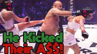 NO MERCY! He PUNISHED These Women | RXF 2 vs 1 Man vs Women MMA Match