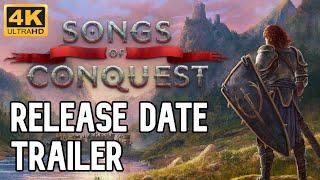 Songs of Conquest | Release Date Trailer 4K | A turn-based strategy game inspired by 90s classics