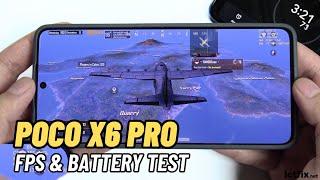 Poco X6 Pro PUBG Gaming test | Dimensity 8300 Ultra, 120Hz Display
