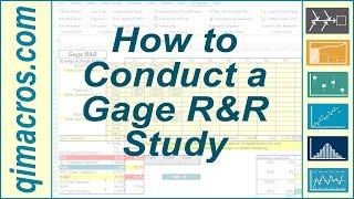 How to Conduct a Gage R&R Study in Excel