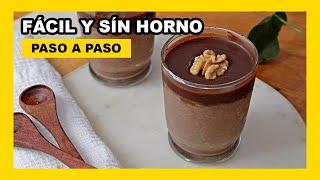  ALTO en PROTEINA: POSTRE en VASO de CHOCOLATE