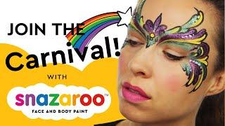 Become A Carnival Queen! | Fast Face Paint Tutorial