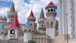 The best cheap affordable family friendly budget hotel on the Las Vegas Strip is Excalibur