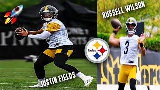 Justin Fields SHOWS OFF DEEP BALL  & Russ is COOKING  Steelers OTA Day 3 Highlights