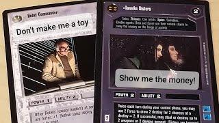 Tonnika Sisters Star Wars CCG Card Ruins Everything