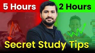 Secret study tips: Study smart but not Hard | study Less and score more tips