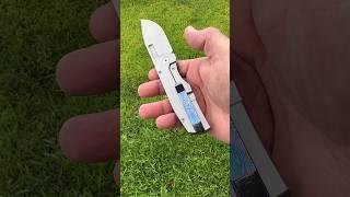 My Vero Engineering M390 Nova knife with terrific Timascus is just… well… wow!