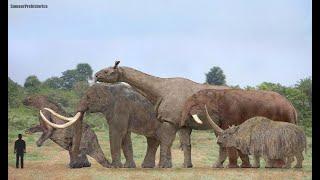 Prehistoric Mammals Size Comparison