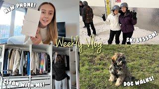 WEEKLY VLOG! Ski lessons, Moving House & New Phone