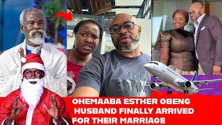 BREAK-Adom Kyei Duah Daughter Ohemaaba Esther Obeng Darko Husband Finally Arrived for their Marriage