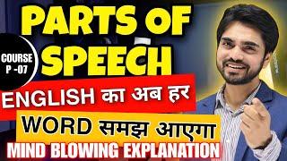 Parts Of Speech | In English Grammar With Examples | Noun/Pronoun/Adjective/Verb/Adverb/Preposition