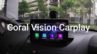 Coral Vision Carplay | Portable Car Console