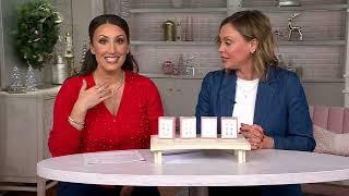 Diamonique Classic Set of 3 Graduated Stud Earrings, Sterl on QVC