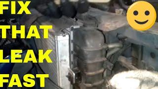 How To Repair A Radiator Leak with Epoxy
