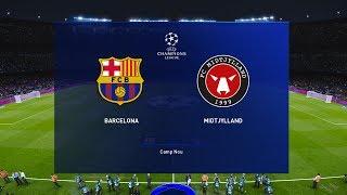 PES 2020 | Barcelona vs Midtjylland | UEFA Champions League | Master League
