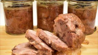 Mięso w słoiku / Domowa konserwa z galaretką