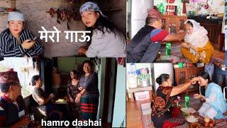 dasian ko tika with my family in nepal day in my life #dmaya