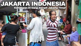 Kehidupan Di Dalam Gang Sempit Jakarta Timur Indonesia | Walk to see Jakarta's real life