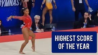 Jordan Chiles (USA) - Floor - Gold Medal - Paris World Cup 2022