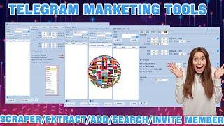 hwo to bulk add member on telegram?Telegram Marketing Tools-Scraper/Extract/Add/Search/Invite Member