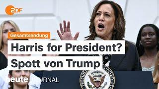 heute journal vom 22.07.2024 Harris will Bidens Ersatzkandidatin sein, US-Wahl 2024