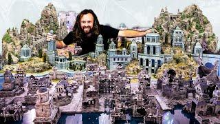 The BIGGEST wargaming board in YouTube History! ELVEN Lord of the Rings Warhammer Scenery