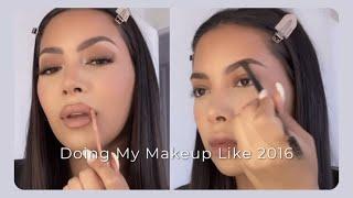 DOING MY MAKEUP LIKE 2016 | @Ambervcruz #cleangirl #glammakeup #trendingbeauty #makeuptrends #glam