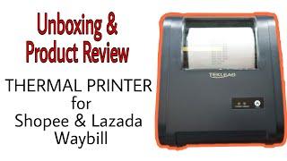 THERMAL PRINTER FOR SHOPEE AND LAZADA WAYBILL | MOM KAT #UNBOXING #PRODUCTREVIEW #THERMALPRINTER