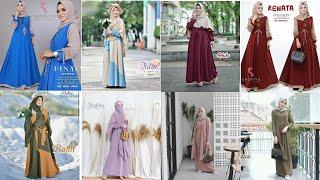 Trend!! Model Baju Gamis Remaja Simple Dan Elegan.