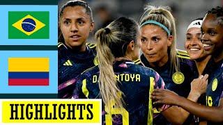 Brazil vs Colombia Highlights | Women's Football Friendly International | 10.26.2024