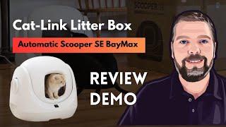 Catlink Lite: Scooper Baymax SE Litter Box Review & Demo