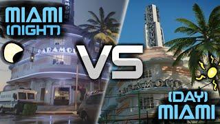 Miami Strike VS Miami(Night) Direct Map Comparison AND Showcase | CoD BOCW