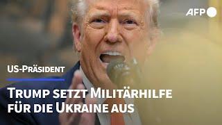 Trump setzt Militärhilfe für die Ukraine aus | AFP