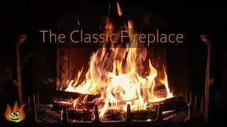 Classic Burning Fireplace Loop with Crackling and Sizzling Fire Sounds (Full HD)