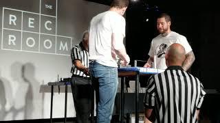 2018 Alberta Armwrestling Provincial Championship Amateur Div. Brent Bellamy vs