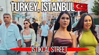 TURKEY ISTANBUL Great Istiklal Street Walking Tour Istanbul City Center Walking Tour 2024 4k