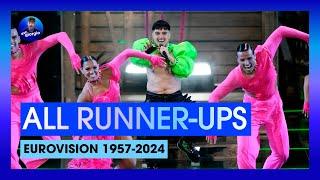 All Second Places/Runner Ups of Eurovision Song Contest (1957-2024)