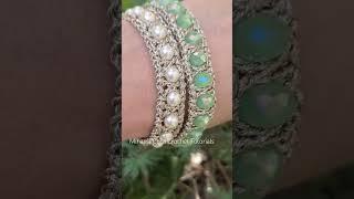 Trendy, crochet bracelet; crochet bracelet 2025, crochet bracelet, Italian fashion.