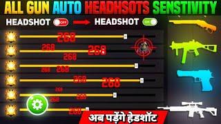 Free Fire Max Auto Headshot Trick 2025 Sensitivity | 2gb, 4gb, 6gb Ram Headshot Sensitivity Setting