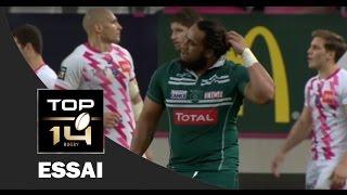 TOP 14 ‐ Essai Taniela MOA (SP) – Paris - Pau – J24 – Saison 2016/2017