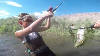 Pleasant Valley Reservoir, fishing with girls